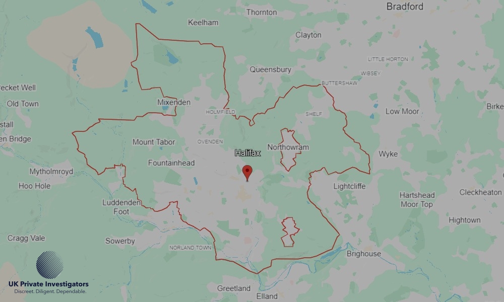 UK Private Investigators - Areas our detectives operate in LoHalifaxndon