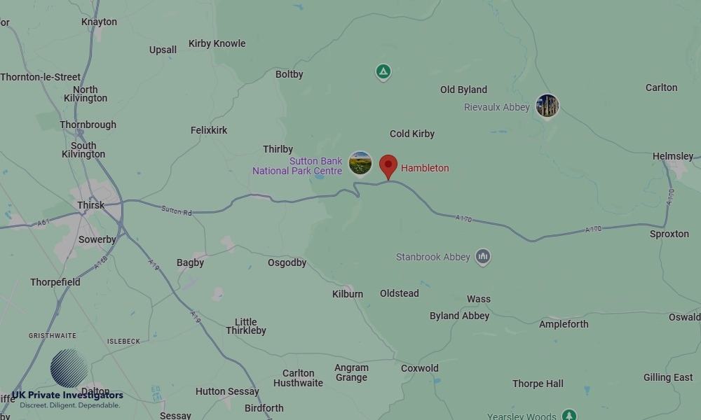 UK Private Investigators - Areas our detectives operate in Hambleton