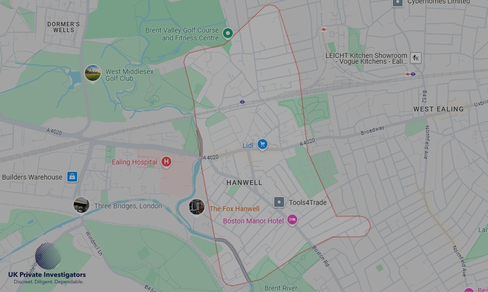 UK Private Investigators - Areas our detectives operate in Hanwell