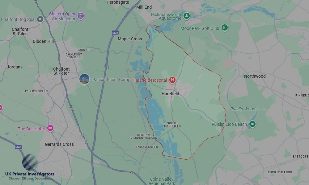 UK Private Investigators - Areas our detectives operate in Harefield