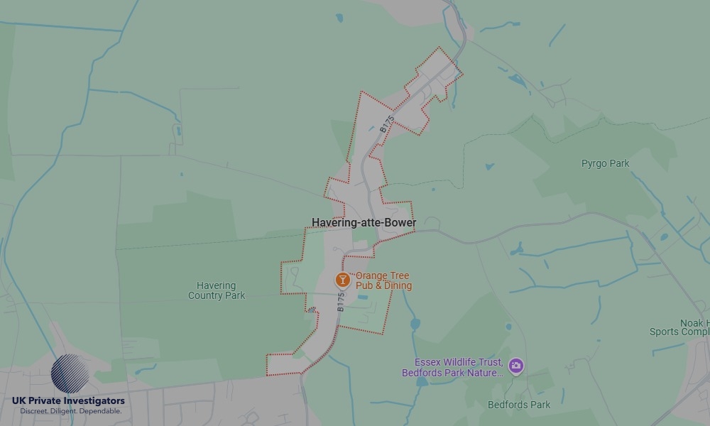 UK Private Investigators - Areas our detectives operate in Havering Atte Bower