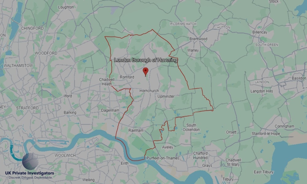 UK Private Investigators - Areas our detectives operate in Havering