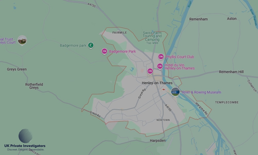 UK Private Investigators - Areas our detectives operate in Henley-on-Thames