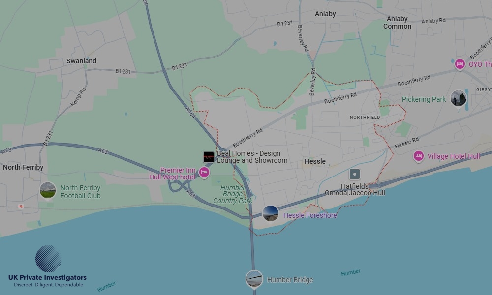 UK Private Investigators - Areas our detectives operate in Hessle