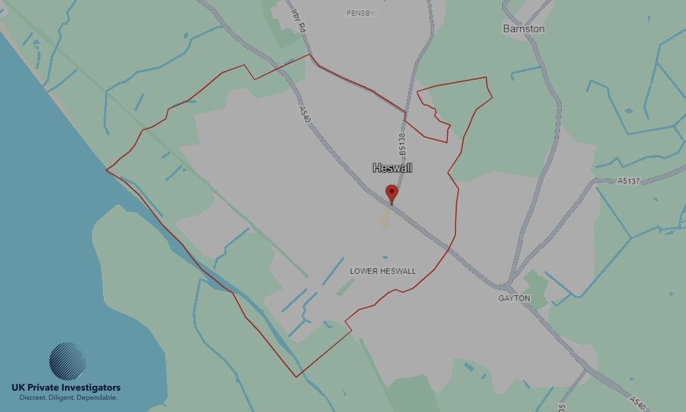 UK Private Investigators - Areas our detectives operate in Heswall