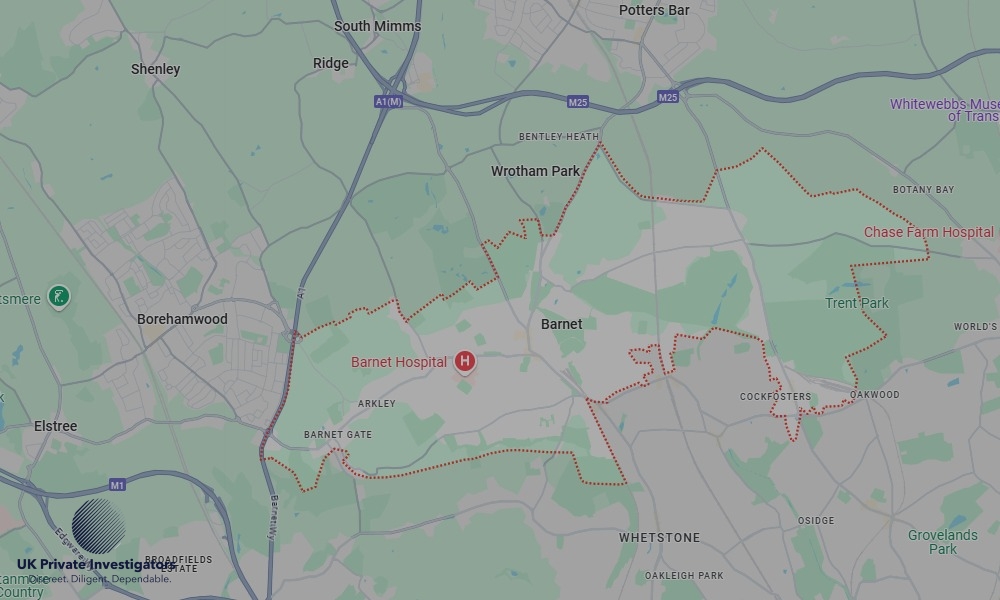 UK Private Investigators - Areas our detectives operate in High Barnet