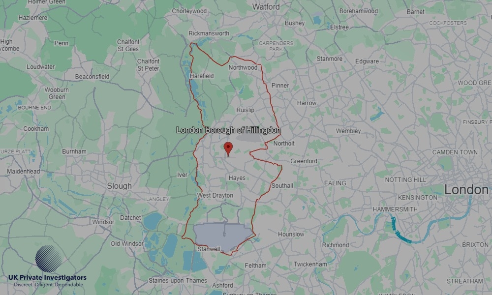 UK Private Investigators - Areas our detectives operate in Hillingdon