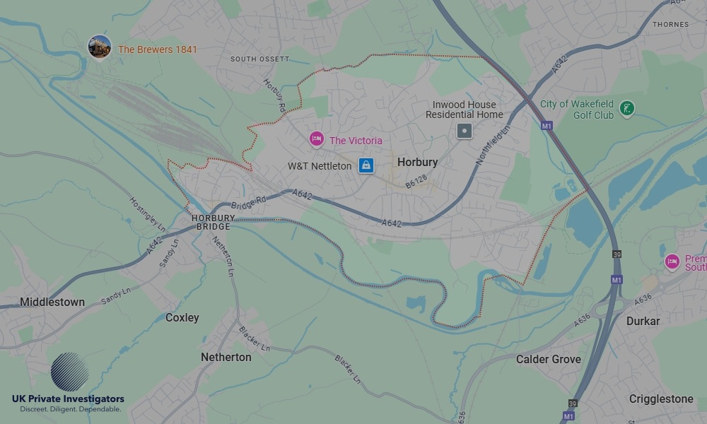 UK Private Investigators - Areas our detectives operate in Horbury