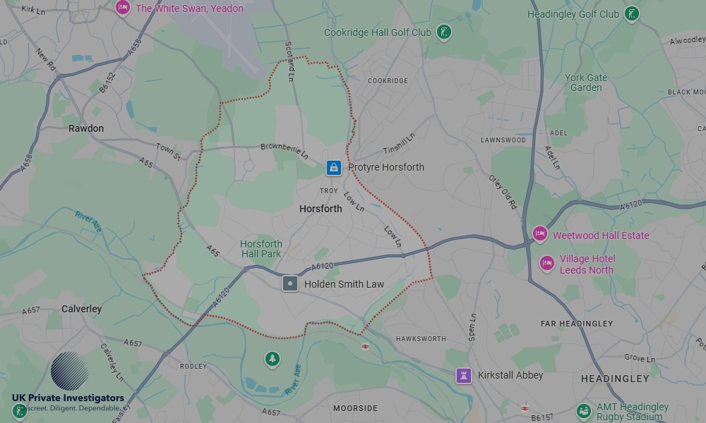 UK Private Investigators - Areas our detectives operate in Horsforth