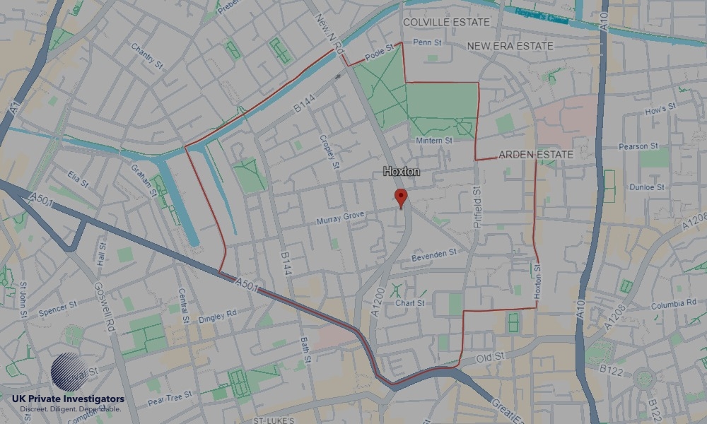 UK Private Investigators - Areas our detectives operate in Hoxton