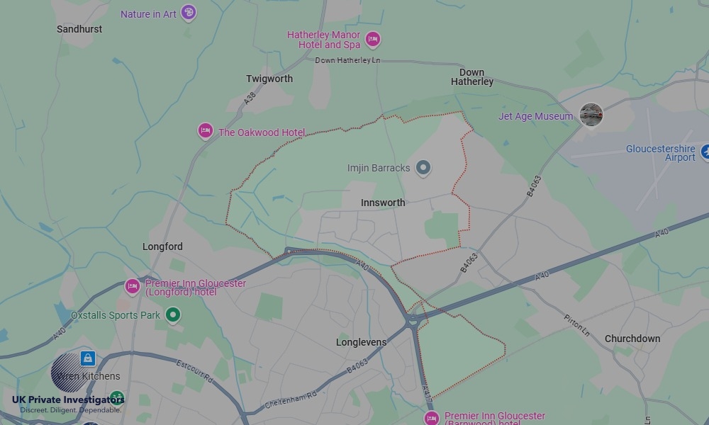 UK Private Investigators - Areas our detectives operate in Innsworth