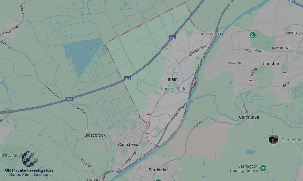 UK Private Investigators - Areas our detectives operate in Irlam