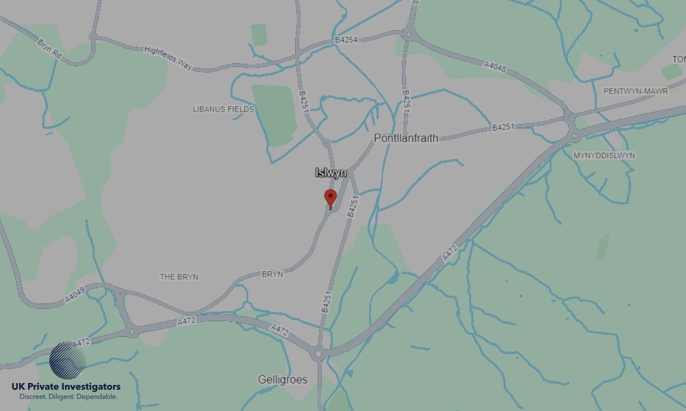 UK Private Investigators - Areas our detectives operate in Islwyn