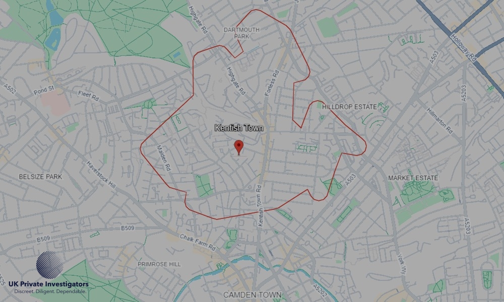 UK Private Investigators - Areas our detectives operate in Kentish Town