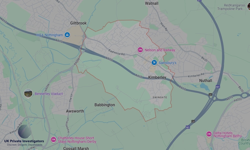 UK Private Investigators - Areas our detectives operate in Kimberley