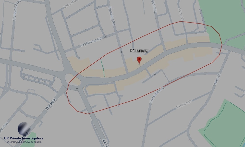 UK Private Investigators - Areas our detectives operate in Kingsbury