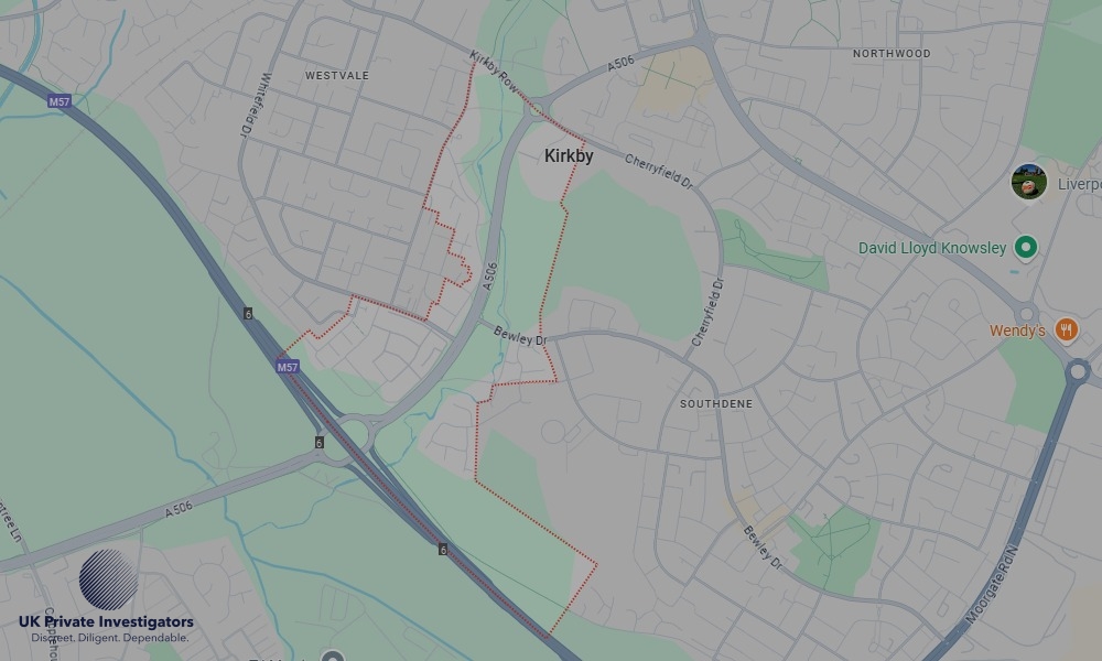 UK Private Investigators - Areas our detectives operate in LoKirkbyndon