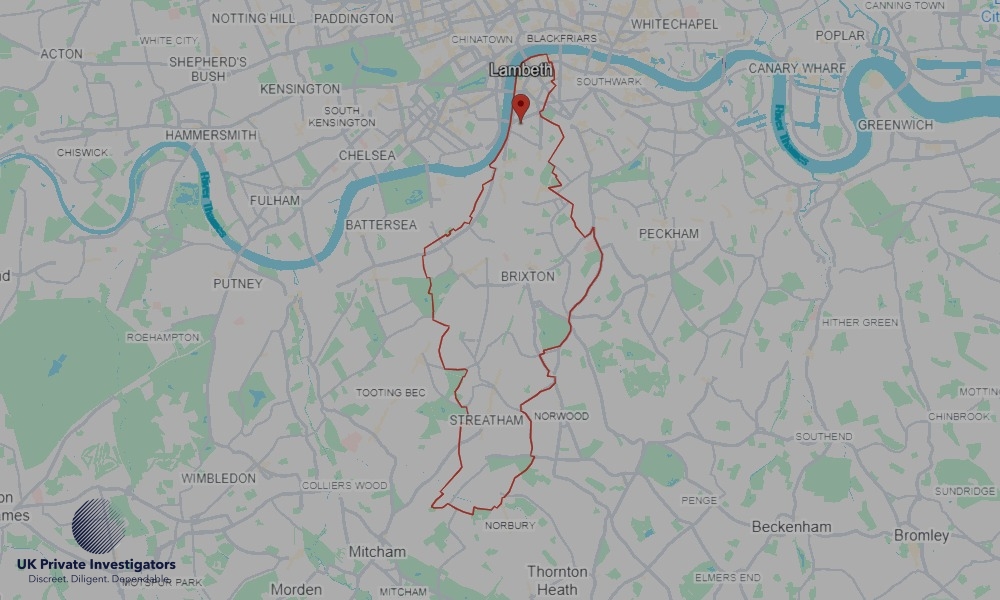 UK Private Investigators - Areas our detectives operate in Lambeth