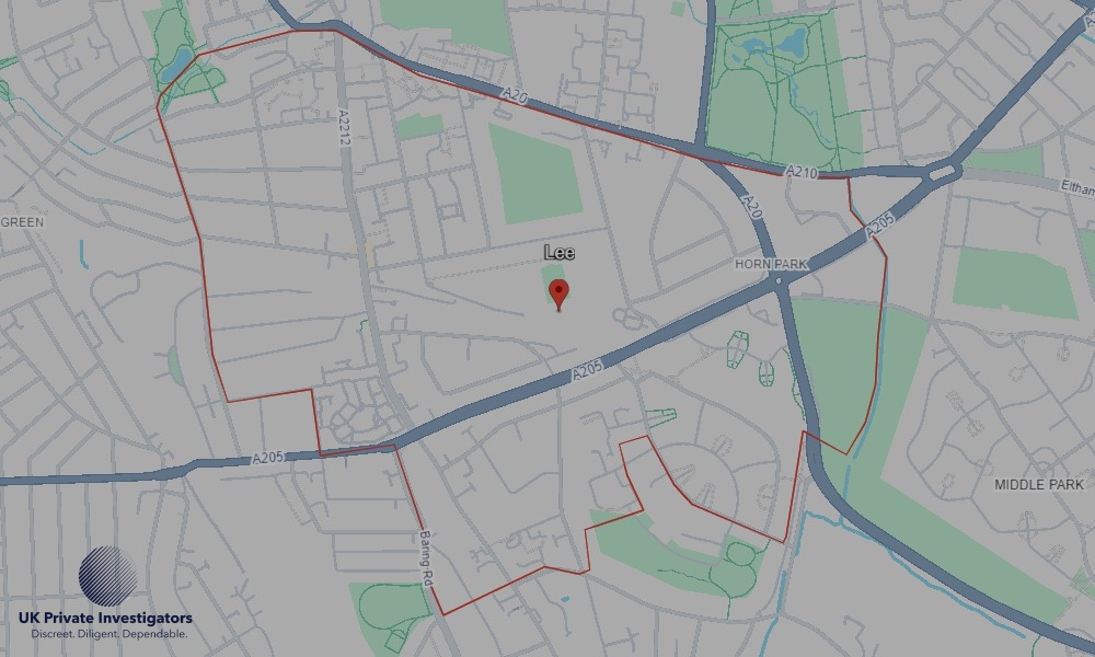 UK Private Investigators - Areas our detectives operate in Lee