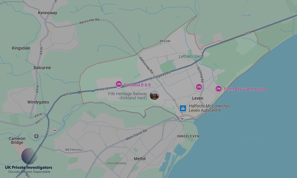 UK Private Investigators - Areas our detectives operate in Leven