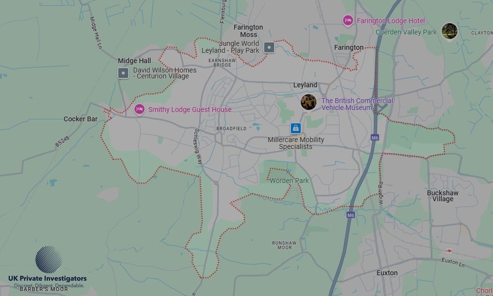 UK Private Investigators - Areas our detectives operate in LoLeylandndon
