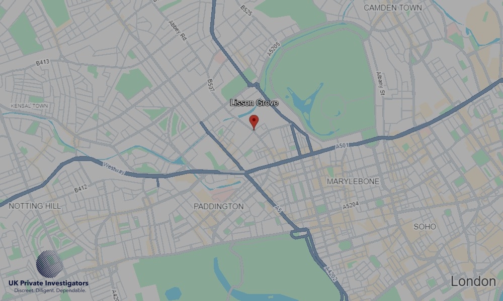 UK Private Investigators - Areas our detectives operate in Lisson Grove