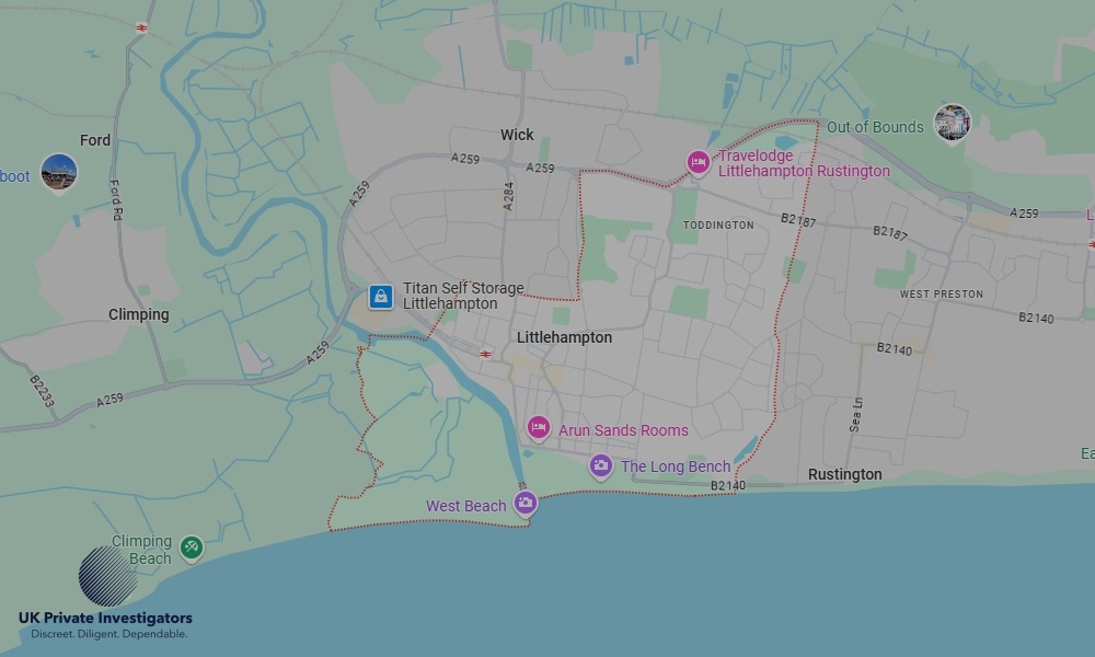 UK Private Investigators - Areas our detectives operate in LoLittlehamptonndon