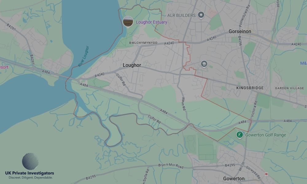 UK Private Investigators - Areas our detectives operate in Loughor