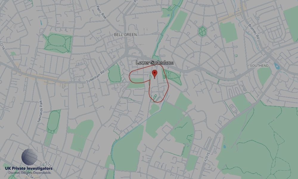 UK Private Investigators - Areas our detectives operate in Lower Sydenham