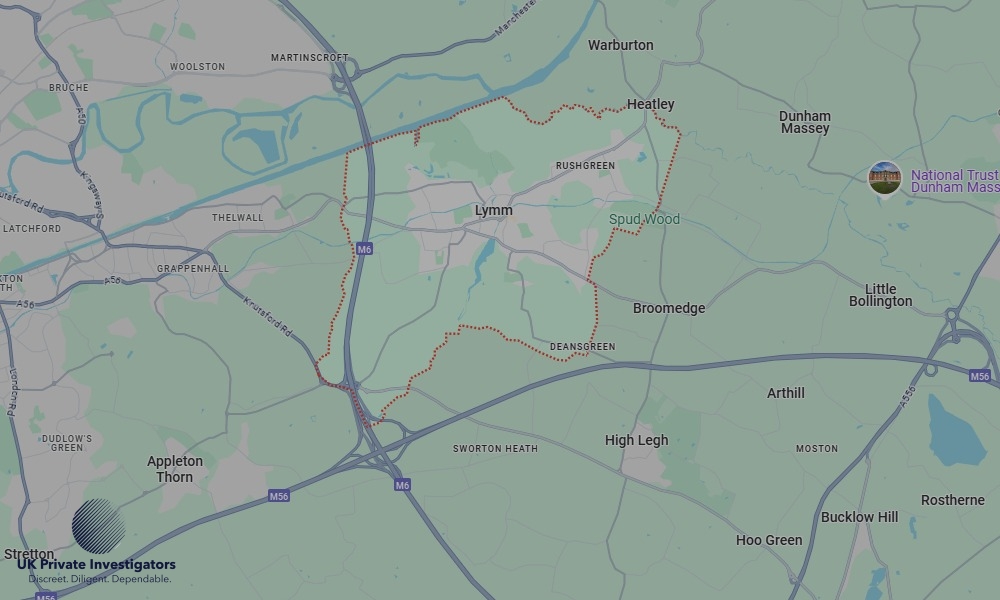 UK Private Investigators - Areas our detectives operate in Lymm
