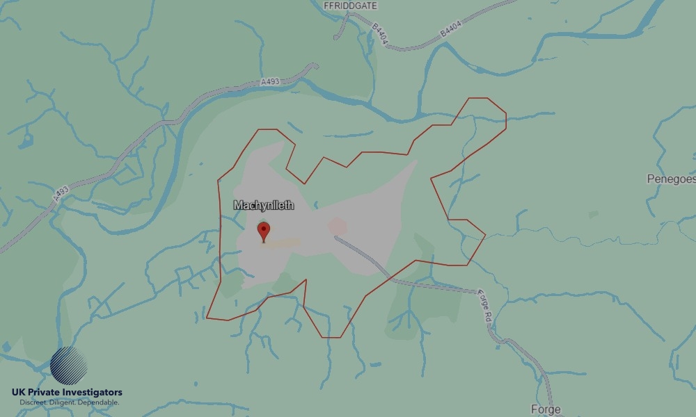UK Private Investigators - Areas our detectives operate in Machynlleth