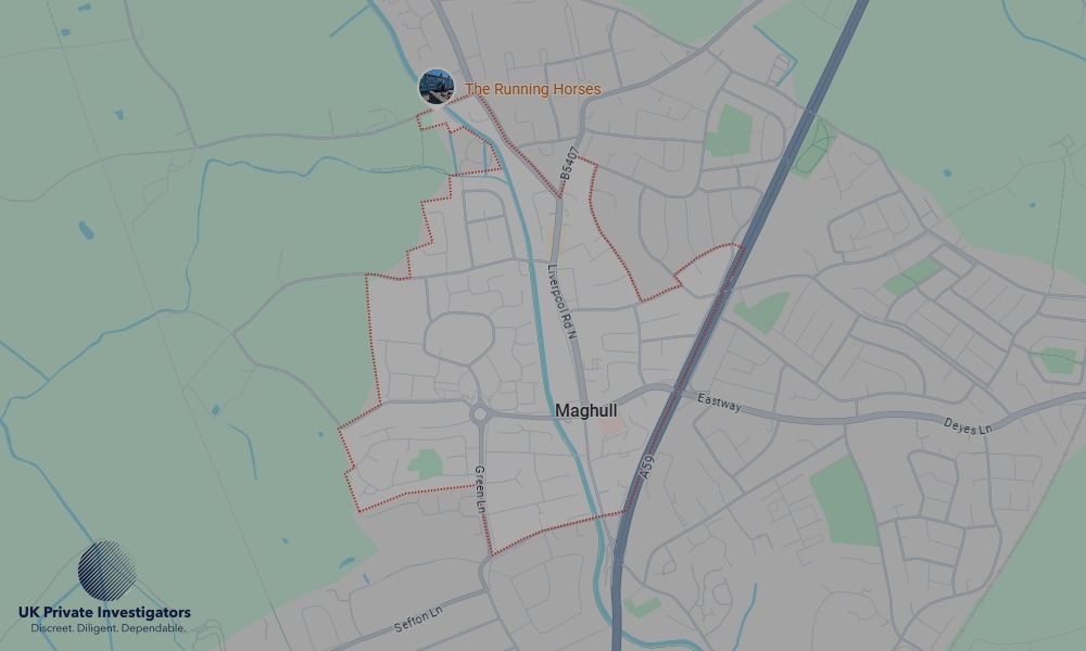 UK Private Investigators - Areas our detectives operate in Maghull