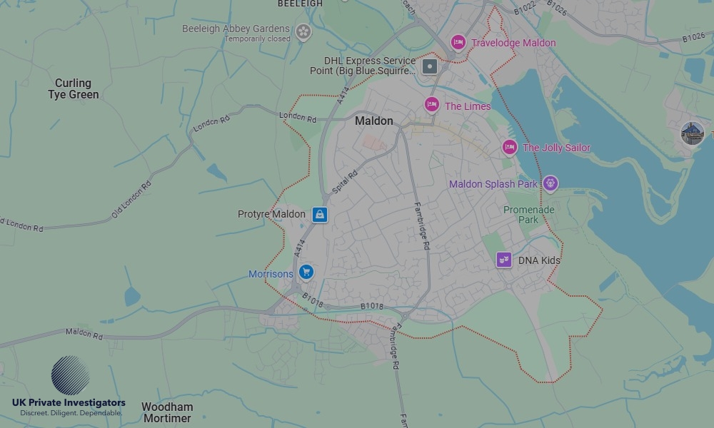 UK Private Investigators - Areas our detectives operate in Maldon