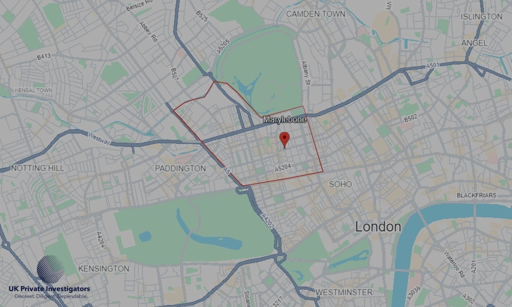 UK Private Investigators - Areas our detectives operate in Marylebone