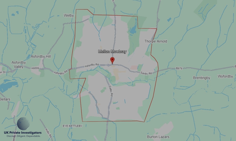 UK Private Investigators - Areas our detectives operate in Melton Mowbray