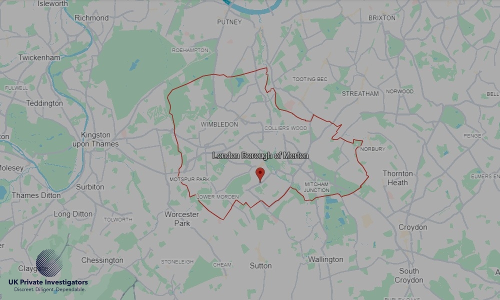 UK Private Investigators - Areas our detectives operate in Merton