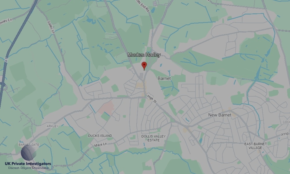 UK Private Investigators - Areas our detectives operate in Monken Hadley