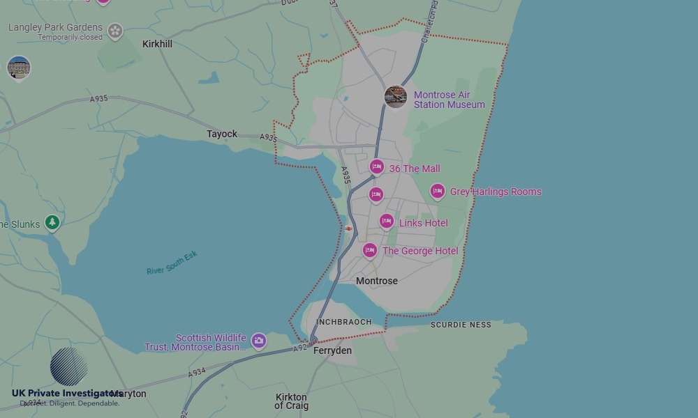 UK Private Investigators - Areas our detectives operate in Montrose