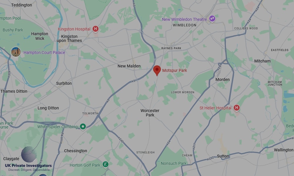 UK Private Investigators - Areas our detectives operate in Motspur Park