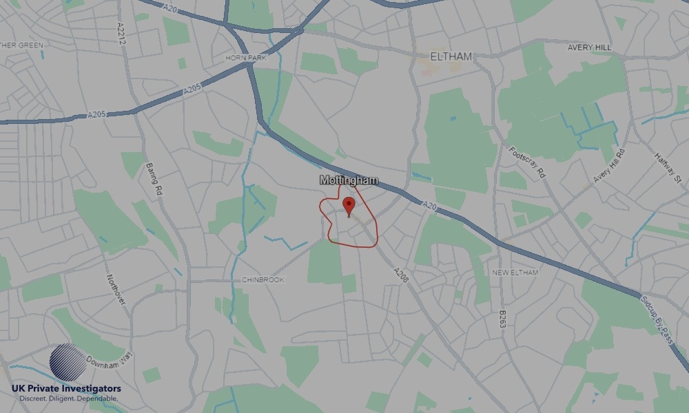 UK Private Investigators - Areas our detectives operate in Mottingham