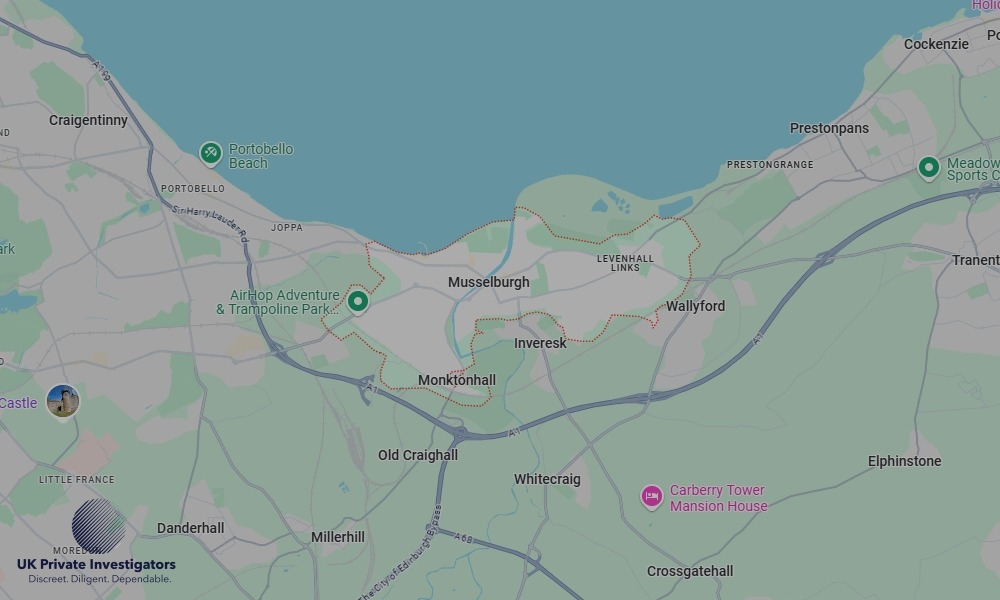 UK Private Investigators - Areas our detectives operate in Musselburgh