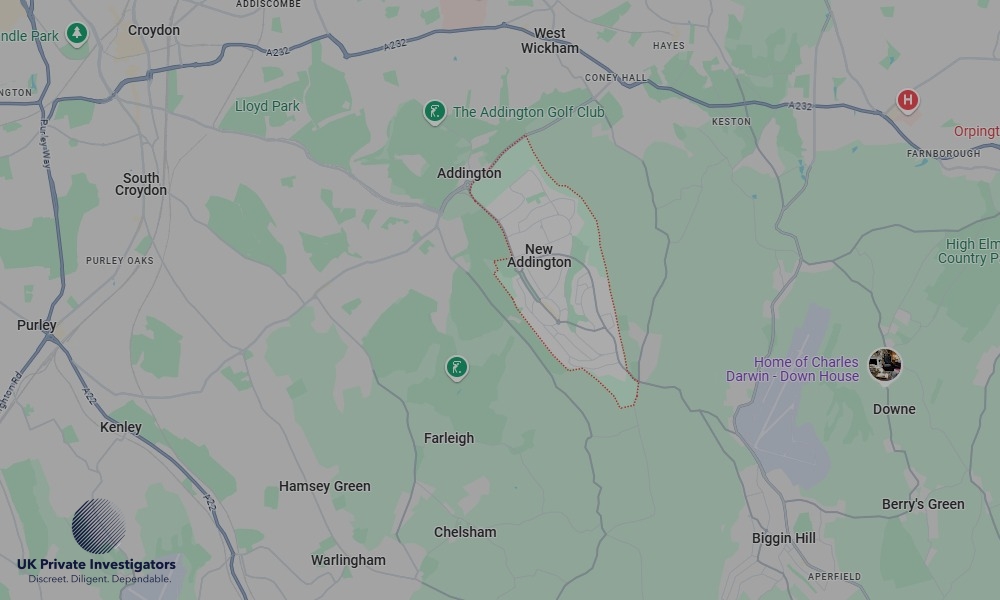 UK Private Investigators - Areas our detectives operate in New Addington