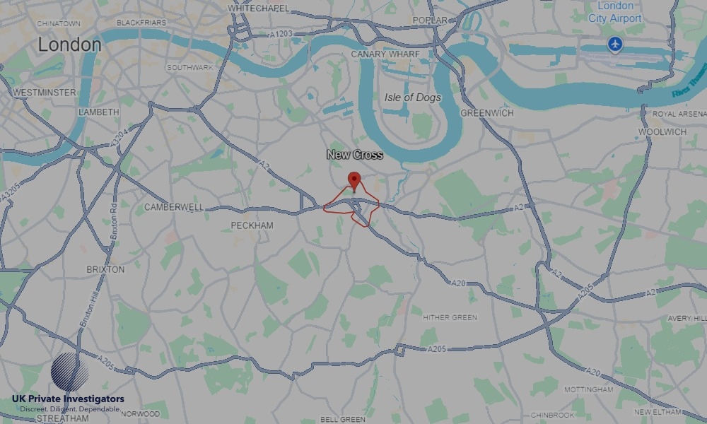 UK Private Investigators - Areas our detectives operate in New Cross