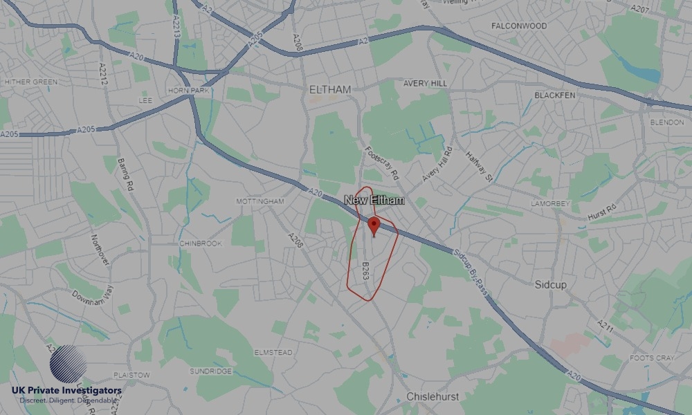 UK Private Investigators - Areas our detectives operate in New Eltham