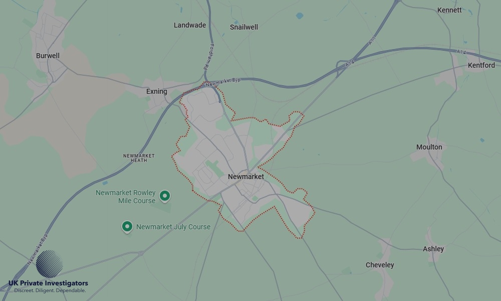 UK Private Investigators - Areas our detectives operate in Newmarket