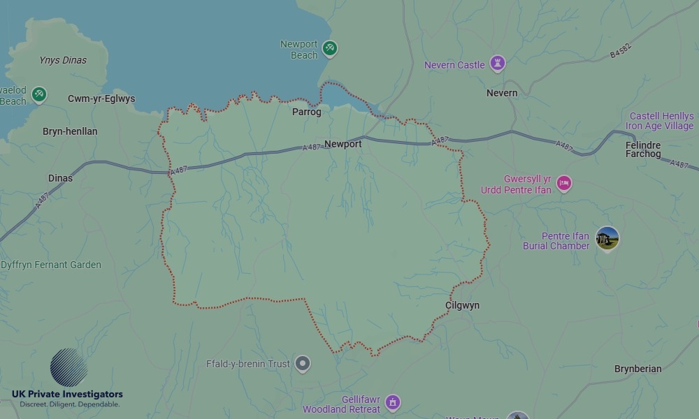 UK Private Investigators - Areas our detectives operate in Newport Pembrokeshire
