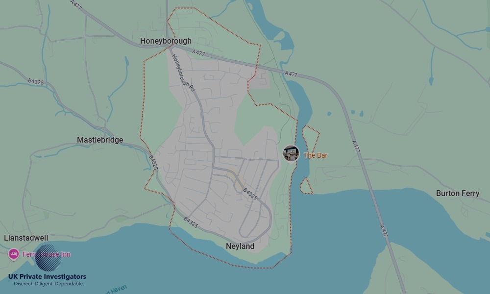 UK Private Investigators - Areas our detectives operate in Neyland