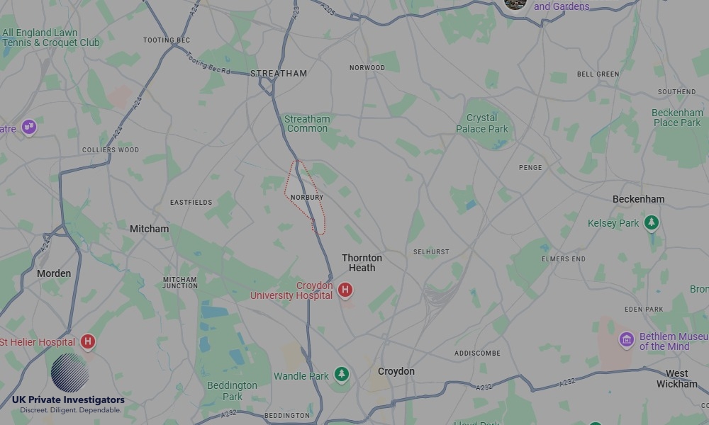 UK Private Investigators - Areas our detectives operate in Norbury