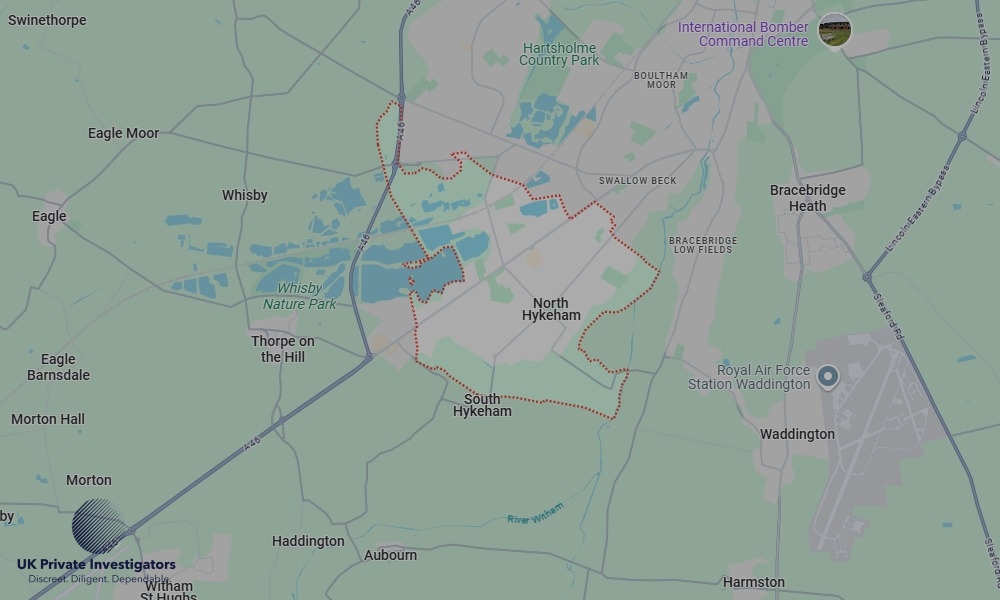 UK Private Investigators - Areas our detectives operate in North Hykeham
