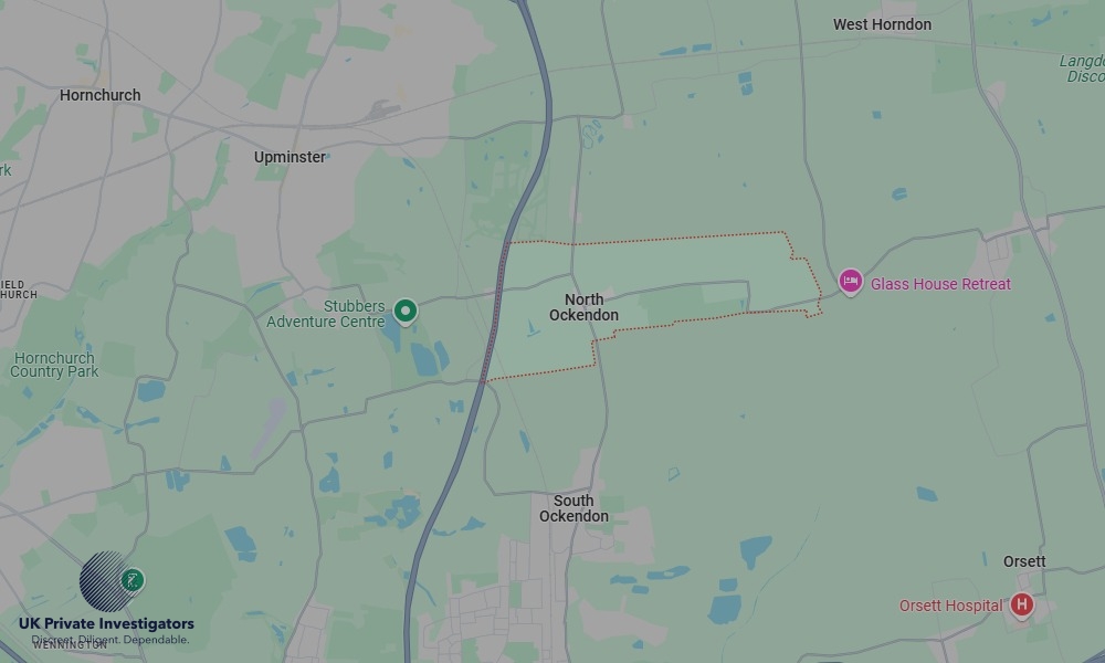 UK Private Investigators - Areas our detectives operate in North Ockendon